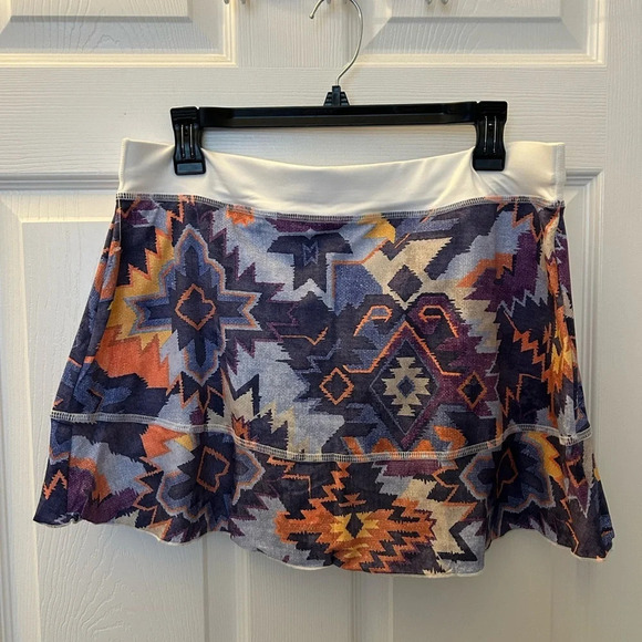 Sofibella UV Colors Doubles 13 Inch Womens Tennis Skirt Size Large - Picture 3 of 8